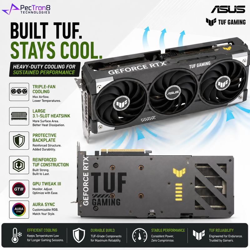 ASUS TUF Gaming GeForce RTX 5060 Ti 16GB GDDR7 OC Edition PCIe 5.0 DLSS 4 16GB Graphics Card