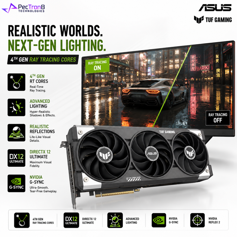 ASUS TUF Gaming GeForce RTX 5060 Ti 16GB GDDR7 OC Edition PCIe 5.0 DLSS 4 16GB Graphics Card