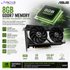 ASUS Dual GeForce RTX 5060 Ti 8GB GDDR7 OC Edition Graphics Card | Blackwell | DLSS 4 | PCIe 5.0