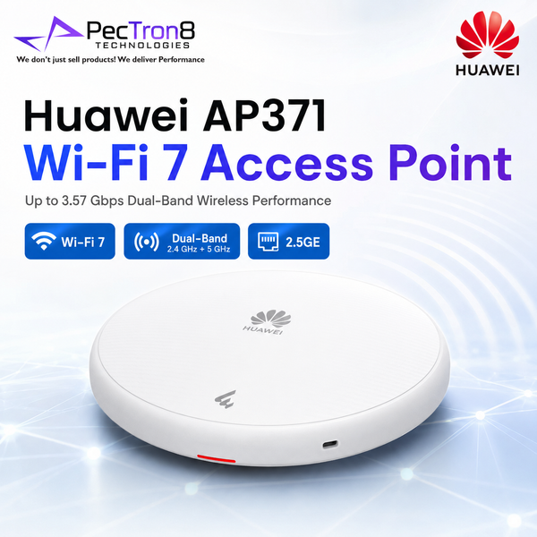 Huawei AP371 WiFi 7 Access Point BE3600 Dual Band 2.4GHz 5GHz 2.5GE PoE Indoor AP