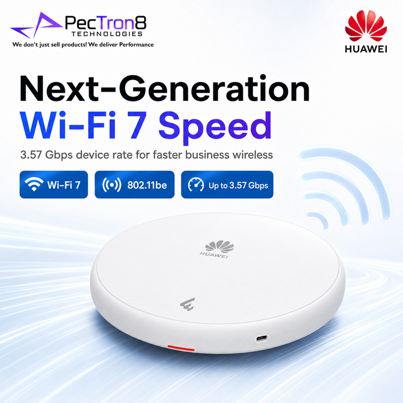 Huawei AP371 WiFi 7 Access Point BE3600 Dual Band 2.4GHz 5GHz 2.5GE PoE Indoor AP