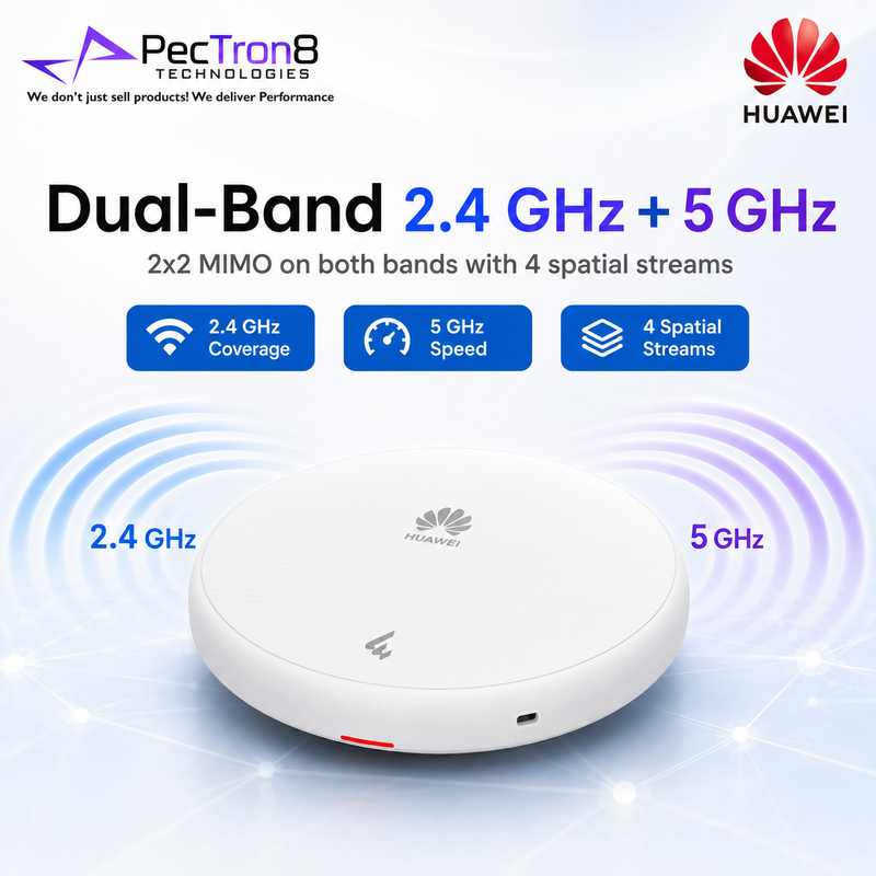 Huawei AP371 WiFi 7 Access Point BE3600 Dual Band 2.4GHz 5GHz 2.5GE PoE Indoor AP