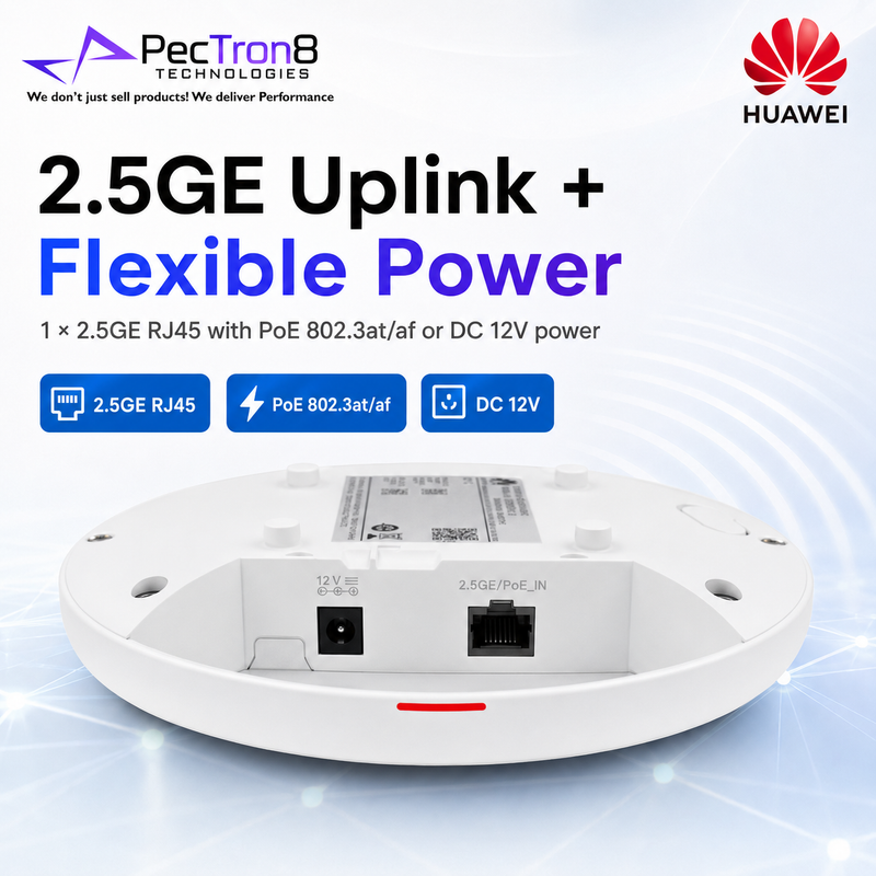 Huawei AP371 WiFi 7 Access Point BE3600 Dual Band 2.4GHz 5GHz 2.5GE PoE Indoor AP