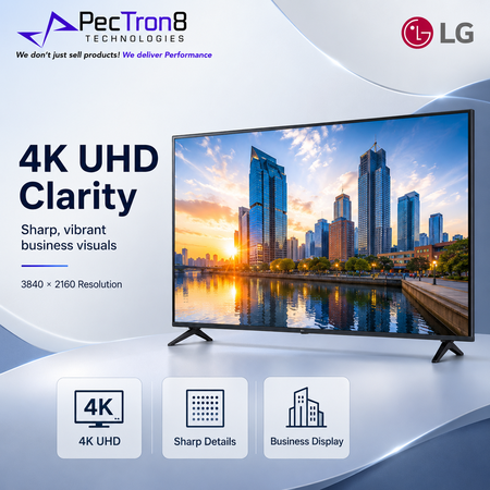 LG PK640S Series 43” / 55” / 65” 4K UHD Commercial TV Signage Display for Business