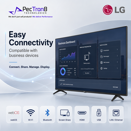 LG PK640S Series 43” / 55” / 65” 4K UHD Commercial TV Signage Display for Business