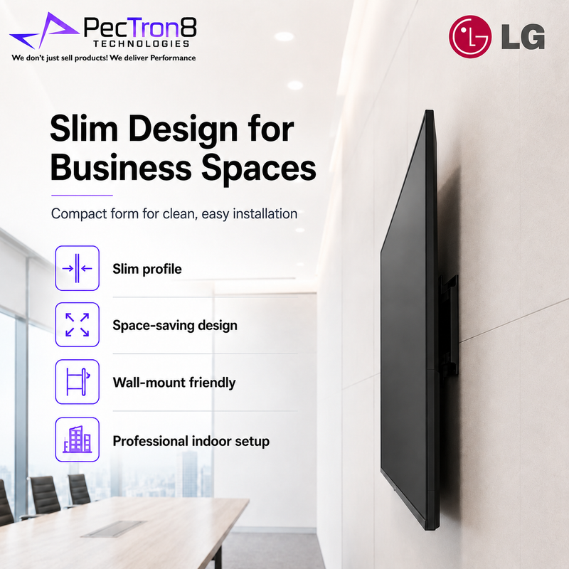 LG PK640S Series 43” / 55” / 65” 4K UHD Commercial TV Signage Display for Business