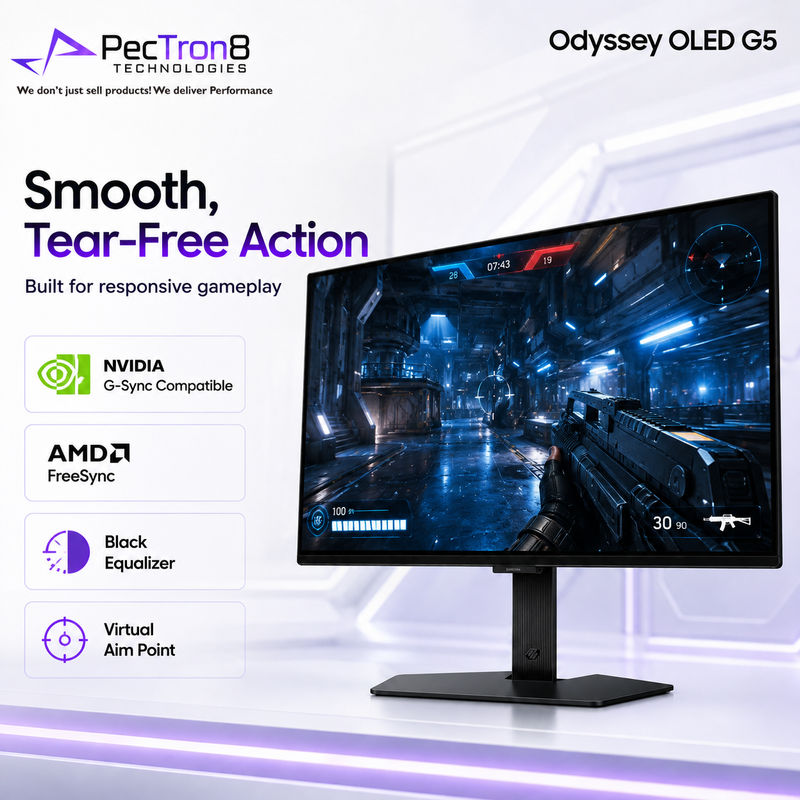 Samsung 27" Odyssey OLED G5 QHD OLED Gaming Monitor 180Hz 0.03ms