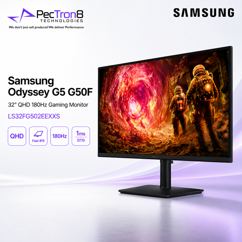 Samsung LS32FG502EEXXS Odyssey G5 G50F 32" QHD 180Hz Gaming Monitor