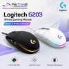 Logitech G203 LIGHTSYNC Wired Gaming Mouse – Black / White Editions