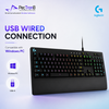 Logitech G213 RGB Gaming Keyboard Black USB Wired Keyboard for PC Gaming