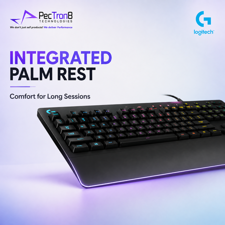 Logitech G213 RGB Gaming Keyboard Black USB Wired Keyboard for PC Gaming
