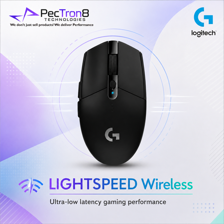 Logitech G Series G304 LIGHTSPEED Wireless Mouse – Lilac / Black / Blue / Mint