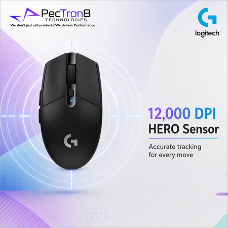 Logitech G Series G304 LIGHTSPEED Wireless Mouse – Lilac / Black / Blue / Mint