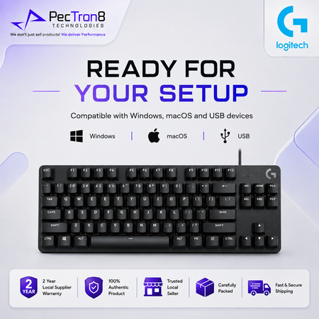 Logitech G413 TKL SE Tenkeyless Mechanical Gaming Keyboard - Black