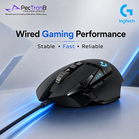 Logitech G Series G502 HERO Wired RGB Gaming Mouse - Black