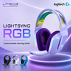 Logitech G733 LIGHTSPEED Wireless Gaming Headset with LIGHTSYNC RGB – Lilac / Black / White / Blue.