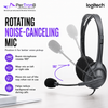Logitech H111 Multi-Device Wired Headset with Foam Ear Pads and Flexible Rotating Mic