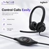 Logitech H390 USB Computer Headset Black / Rose / Off White