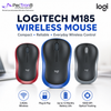 Logitech M185 Wireless Mouse 2.4GHz USB Receiver 1000 DPI 12-Month Battery