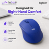 Logitech M331 SILENT PLUS Wireless Mouse – Blue / Black / Red