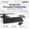 Logitech MK120 Corded Keyboard and Mouse Combo USB Plug & Play