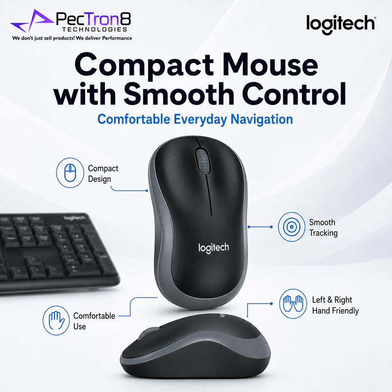 Logitech MK270r 2.4GHz Wireless Keyboard and Mouse Combo, Plug & Play, Full-Size Layout