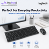 Logitech MK270r 2.4GHz Wireless Keyboard and Mouse Combo, Plug & Play, Full-Size Layout