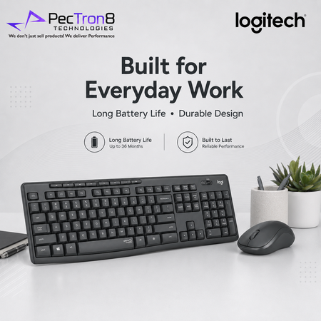 Logitech MK295 SilentTouch Wireless Keyboard Mouse Combo