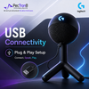 Logitech G Yeti Orb RGB USB Gaming Microphone Black with LIGHTSYNC