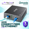 TP-Link MC220L Omada Gigabit RJ45 to SFP Media Converter – 10/100/1000 Mbps, MiniGBIC SFP Slot, Plug & Play