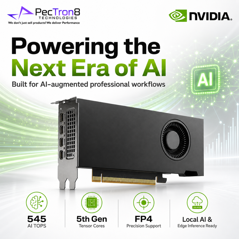 NVIDIA RTX PRO 2000 Blackwell 16GB GDDR7 ECC Workstation Graphics Card