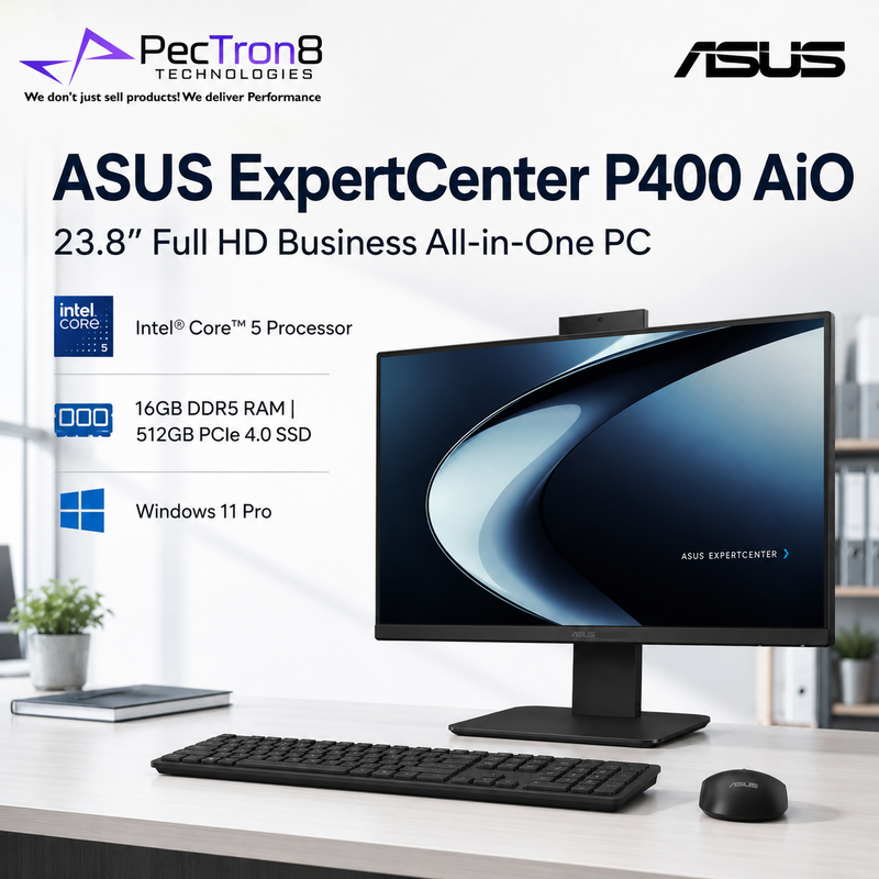 ASUS ExpertCenter P440VAK-BPCJ22X 23.8” FHD AiO PC Intel Core 5 16GB 512GB Win 11 Pro
