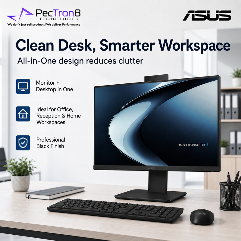 ASUS ExpertCenter P440VAK-BPCJ22X 23.8” FHD AiO PC Intel Core 5 16GB 512GB Win 11 Pro