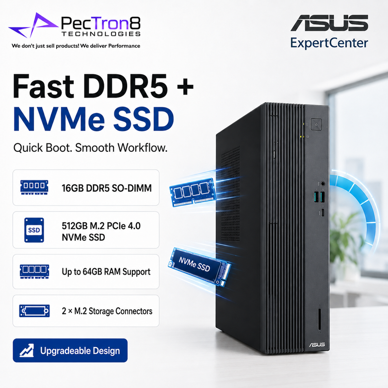 ASUS ExpertCenter P5 SFF P500SV-05210H093X | Business Desktop | Windows 11 Pro | 3 Years Warranty