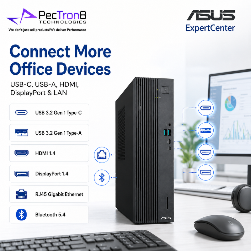ASUS ExpertCenter P5 SFF P500SV-05210H093X | Business Desktop | Windows 11 Pro | 3 Years Warranty