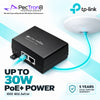 TP-Link Omada POE160S Gigabit PoE+ Injector Adapter – 30 W IEEE 802.3af/at, Plug-and-Play