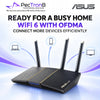 ASUS RT-AX57 AX3000 Dual Band WiFi 6 Router – AiMesh, AiProtection, Gigabit Ethernet, OFDMA, MU-MIMO