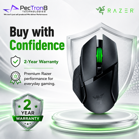 Razer Basilisk V3 X HyperSpeed Black Wireless Gaming Mouse for PC