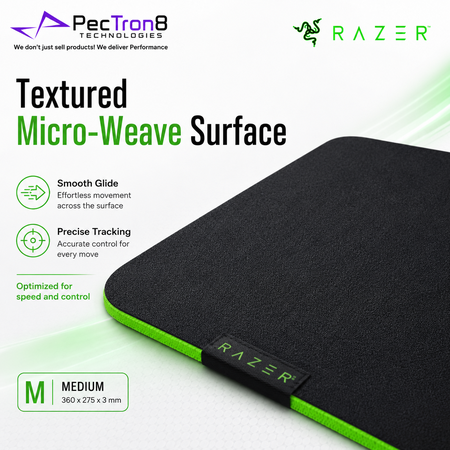 Razer Gigantus V2 Medium Gaming Mouse Mat – Black & Green
