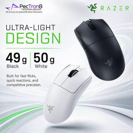 Razer Viper V4 Pro Wireless Esports Gaming Mouse Black / White Edition