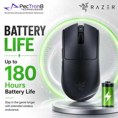 Razer Viper V4 Pro Wireless Esports Gaming Mouse Black / White Edition