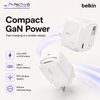 Belkin UltraCharge Portable GaN USB-C Charger 45W / 67W – Retractable Cable
