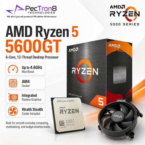 AMD Ryzen 5 5600GT AM4 Desktop Processor with Integrated Radeon Graphics