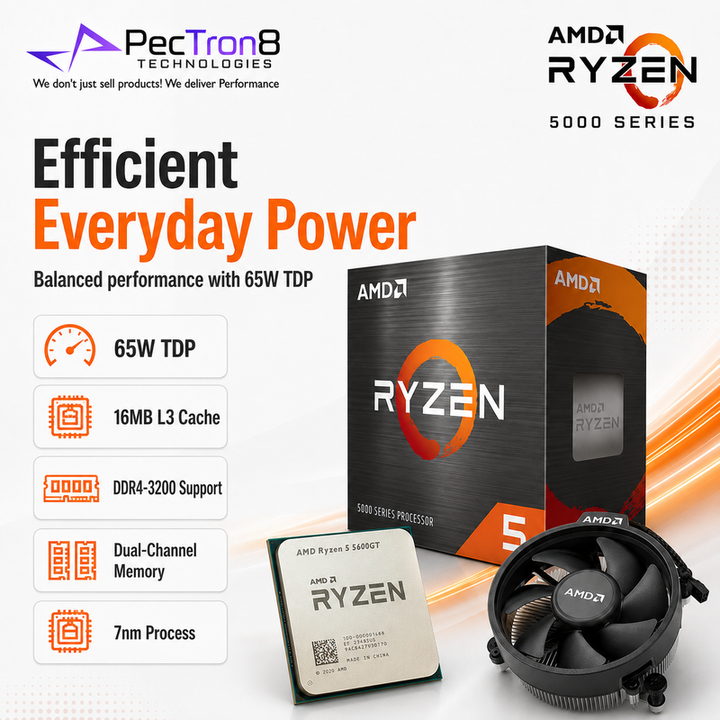 AMD Ryzen 5 5600GT AM4 Desktop Processor with Integrated Radeon Graphics