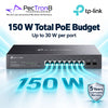 TP-Link Omada SG2210MP 10-Port Gigabit Smart Switch with 8-Port PoE+, 2× SFP, 150W PoE Budget, Layer 2+ Managed