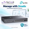 TP-Link Omada SG2210MP 10-Port Gigabit Smart Switch with 8-Port PoE+, 2× SFP, 150W PoE Budget, Layer 2+ Managed