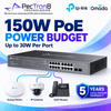 TP-Link Omada SG2218P 18-Port Gigabit Smart Switch with 16-Port PoE+ – 150W PoE Budget, Omada SDN, Layer 2 Managed