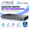 TP-Link Omada SG2218P 18-Port Gigabit Smart Switch with 16-Port PoE+ – 150W PoE Budget, Omada SDN, Layer 2 Managed