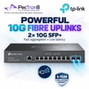 TP-Link SG3210X-M2 Omada 8-Port 2.5G L2+ Managed Switch with 2 × 10G SFP+ Slots, 80 Gbps Switching Capacity