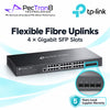 TP-Link Omada SG3428 24-Port Gigabit L2+ Managed Switch with 4 SFP Slots, Omada SDN Cloud Management, Static Routing